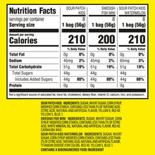 Dulces variados SOUR PATCH KIDS &amp; SWEDISH FISH, 2 oz, paquete de 24.