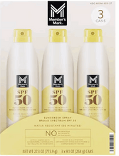 Member's Mark Sunscreen Spray, SPF 50, 9.1 oz., 3 pk.