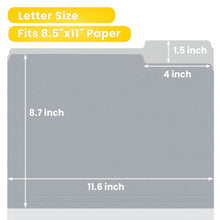 SUNEEFileFolders_30packManillaFolders8.5x11_13CutTabforEasyLabelingandOrganization_DurableStandardPaperforHome_Office_SchoolFiling1 - Brands For Less USA
