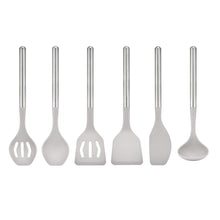 Sabatier 6-piece Stainless Steel and Silicone Tool Set