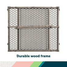 Safety 1st Vintage Grey Wood Doorway Security Gate