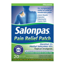 Salonpas Mild to Moderate Pain Relief Patch, Small, 20 Count - Brands For Less USA