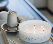 Sand + Fog 34oz Cocktail Candle with Rubber Wood Lid