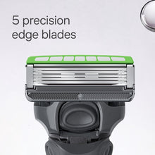Schick Hydro Sensitive 5 Blade Razor for Men, 1 Razor Handle with 3 Refills