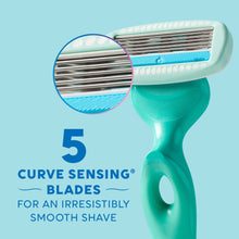 Schick Hydro Silk Sensitive Care Women's Razor - 1 Razor Handle Plus 2 Refill Razor Blades and 1 Bonus Dermaplane Touch-Up (Pack of 1)