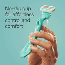 Schick Hydro Silk Ultra Sensitive Razor for Women, 5 Blade, 1 Handle, 2 Refills