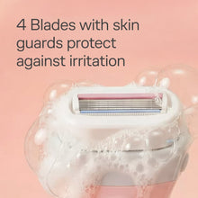 Schick Intuition Advanced Moisture Women's Razor, 1 Razor Handle & 2 4-Blade Refills