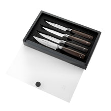 Schmidt Brothers Cutlery Delta Series Acacia Wood 4-pack Steak Knife Set