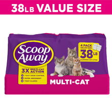 Scoop Away Multi Cat Litter With Meadow Fresh Scent, 38 lb. Box