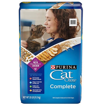 Purina Cat Chow Complete Dry Cat Food (25 lbs.)