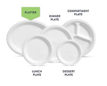 Chinet Classic Platter Paper Plate, 12.63" x 10", 100 ct.