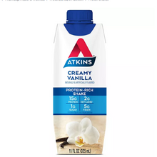 Atkins 15g Keto Protein Shake, Creamy Vanilla  11 fl. oz., 15 pk.