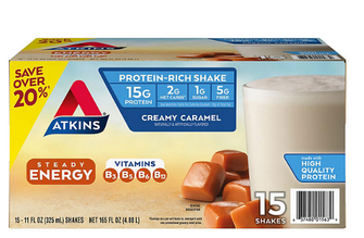 Atkins 15g Energy Protein Shake, Creamy Caramel  (11 fl. oz., 15 pk.)