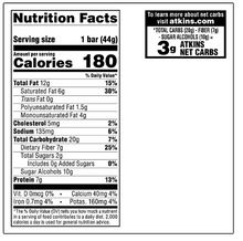 Atkins Caramel Chocolate Nut Roll Snack Bar 18 ct.