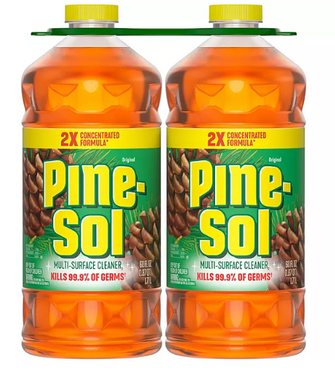 Pine-Sol 2X Concentrated Multi-Surface Cleaner, Pine Scent  (60 fl. oz., 2 pk.)