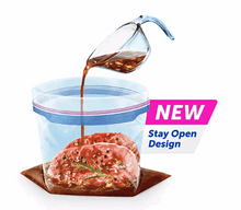 "Ziploc Gallon Freezer Bags with New Stay Open Design,  152 ct."