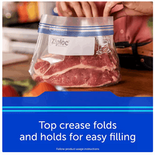 "Ziploc Gallon Freezer Bags with New Stay Open Design,  152 ct."