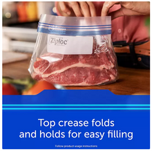 "Ziploc Gallon Freezer Bags with New Stay Open Design,  152 ct."