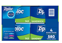 Ziploc Easy Open Tab Sandwich Bags, 580 ct.