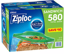 Ziploc Easy Open Tab Sandwich Bags, 580 ct.