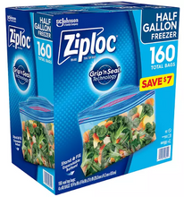 Ziploc Half Gallon Freezer Bags, 160 ct.