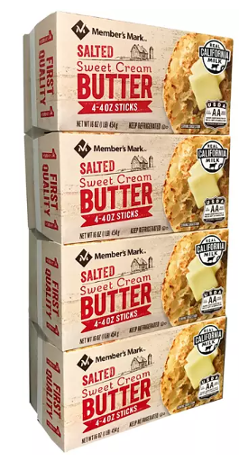 Member's Mark Salted Sweet Cream Butter (4 lbs.