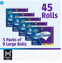 Member's Mark Ultra Premium Soft and Strong Bath Tissue, 2-Ply Large Roll Toilet Paper (235 sheets, 45 rolls)