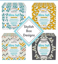 Member's Mark Ultra Soft 3-Ply Facial Tissues, Cube Boxes 80 tissues/box, 12 boxes