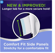 Member's Mark Total Protection Unisex Briefs - Choose Your Size