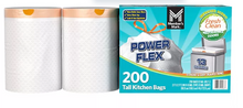 Member's Mark Power Flex Tall Kitchen Drawstring Trash Bags, Fresh Scent 13 gal., 200 ct.