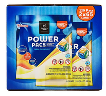 Member's Mark Laundry Detergent Power Pacs, Fresh Clean Scent (130 ct.)