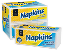 Member's Mark 1-Ply Everyday White Napkins, 11.4" x 12.5" (4 pk., 300 ct. per pack)