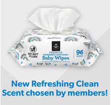 Member's Mark Premium Refreshing Clean Scented Baby Wipes, 12 Packs 1152 ct.