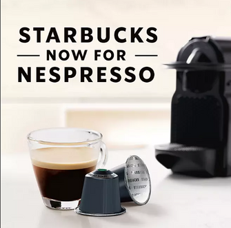 Starbucks by Nespresso Espresso Coffee Pods, Dark Roast (60 ct.)