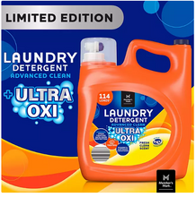 Member's Mark Advanced Clean + Ultra Oxi Liquid Laundry Detergent, 176 fl. oz., 114 loads