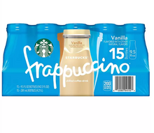 Starbucks Frappuccino Vanilla Coffee (9.5 fl. oz., 15 pk.)