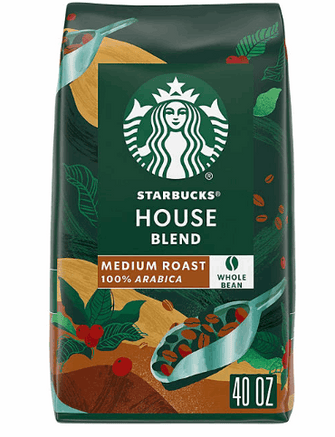 Starbucks House Blend Whole Bean Coffee (40 oz.)