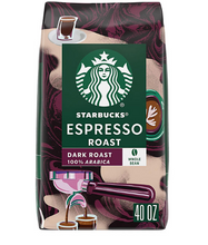 Starbucks Whole Bean Coffee, Espresso Roast Dark 40 oz.