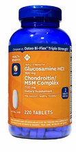 Member's Mark Triple-Strength Glucosamine Chondroitin MSM Tablets, 220 ct.