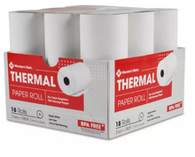 Member's Mark Thermal Receipt Paper Rolls, 3 1/8" X 190', 18 Rolls