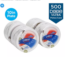 Dixie Ultra Heavy-Weight Pathways Paper Plates, 10.12", 500 ct.