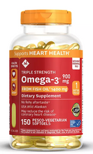 Member's Mark 900 mg. Triple Strength Omega-3 from Fish Oil Softgels (150 ct.)