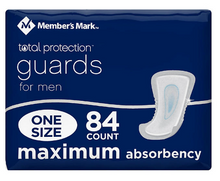 Member's Mark Total Protection Guards for Men, Maximum, 84 ct.