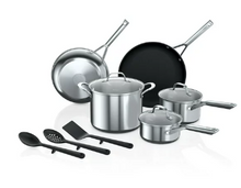 Ninja Foodi Neverstick Essential Stainless 11-Piece Cookware Set, C79600