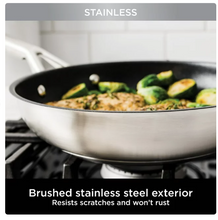 Ninja Foodi Neverstick Essential Stainless 11-Piece Cookware Set, C79600