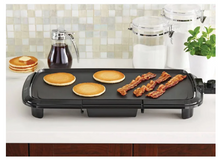 Mainstays Dishwasher-Safe 20" Black Griddle with Adjustable Temperature Control