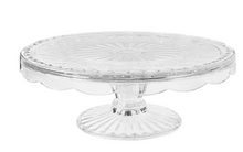 The Pioneer Woman 10.25 in Round Glass Cake Stand, Clear