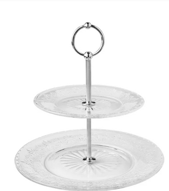 The Pioneer Woman Two-Tiered Glass Server, Clear