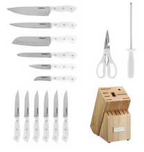 Cuisinart Triple Rivet 15-Piece Knife Set with Block, C77WTR-15PW