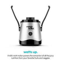 Magic Bullet Mini Juicer, 400-Watt, Silver, MBJ10100WM